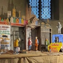 Krippenfigur in St. Gereon: BAP-Chef gerührt