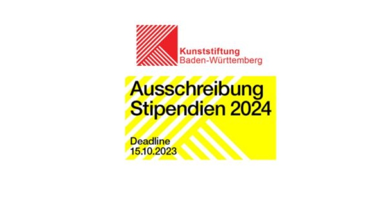 PRESSEMITTEILUNG // Ausschreibung Stipendien 2024 der Kunststiftung Baden-Württemberg