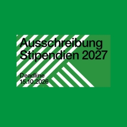 PRESSEMITTEILUNG // Ausschreibung Stipendien 2027