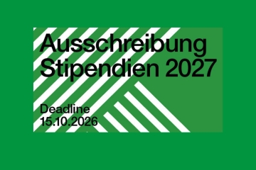 PRESSEMITTEILUNG // Ausschreibung Stipendien 2027