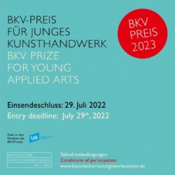 Ausschreibung BKV-Preis 2023 für junges Kunsthandwerk
