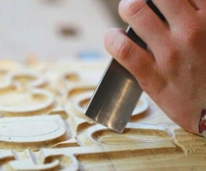 Holzbildhauer sind europäisch