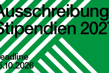 PRESSEMITTEILUNG // Ausschreibung Stipendien 2027