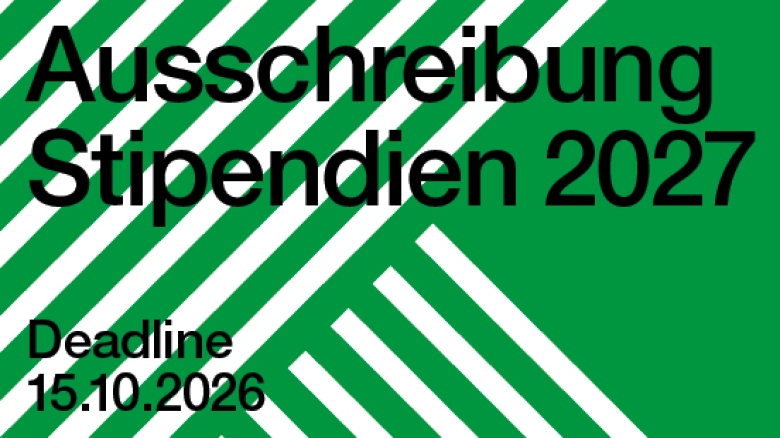 PRESSEMITTEILUNG // Ausschreibung Stipendien 2027