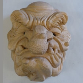 Hexenmaske mit Knubbelnase